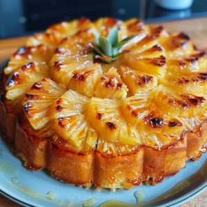 Gâteau de semoule à l’ananas/ pineapple semolina cake