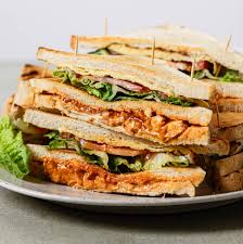 Chicken tikka masala tandoori sandwich