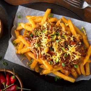 Frites cheese and spicy
