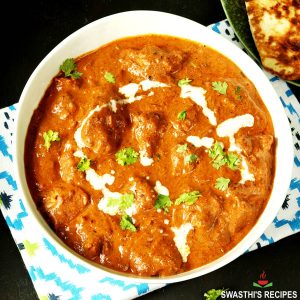 Menu chicken tikka masala