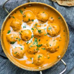 Menu naan kofta balls